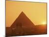 Sphinx and Kefren (Chephren) Pyramid, Giza, Unesco World Heritage Site, Cairo, Egypt-Nico Tondini-Mounted Photographic Print