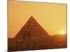 Sphinx and Kefren (Chephren) Pyramid, Giza, Unesco World Heritage Site, Cairo, Egypt-Nico Tondini-Mounted Photographic Print