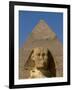 Sphinx and Khafre Pyramid, 4th Dynasty, Giza, Egypt-Kenneth Garrett-Framed Photographic Print