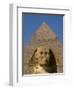 Sphinx and Khafre Pyramid, 4th Dynasty, Giza, Egypt-Kenneth Garrett-Framed Photographic Print