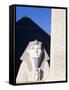 Sphinx and Obelisk Outside the Luxor Casino, Las Vegas, Nevada, USA-Richard Cummins-Framed Stretched Canvas