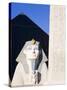 Sphinx and Obelisk Outside the Luxor Casino, Las Vegas, Nevada, USA-Richard Cummins-Stretched Canvas