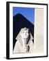 Sphinx and Obelisk Outside the Luxor Casino, Las Vegas, Nevada, USA-Richard Cummins-Framed Photographic Print