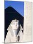 Sphinx and Obelisk Outside the Luxor Casino, Las Vegas, Nevada, USA-Richard Cummins-Mounted Photographic Print