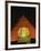 Sphinx and One of the Pyramids Illuminated at Night, Giza, Cairo, Egypt-Nigel Francis-Framed Photographic Print