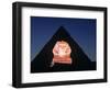 Sphinx and Pyramid, Giza, Cairo, Egypt-Gavin Hellier-Framed Photographic Print