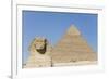 Sphinx and Pyramid of Chephren, the Giza Pyramids, Giza, Egypt, North Africa, Africa-Richard Maschmeyer-Framed Photographic Print