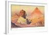 Sphinx and Pyramids, Egypt-null-Framed Art Print