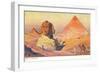 Sphinx and Pyramids, Egypt-null-Framed Art Print