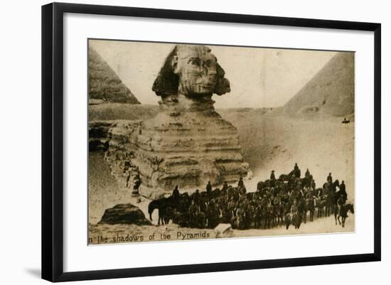 Sphinx and Pyramids, Giza, Egypt-null-Framed Photographic Print