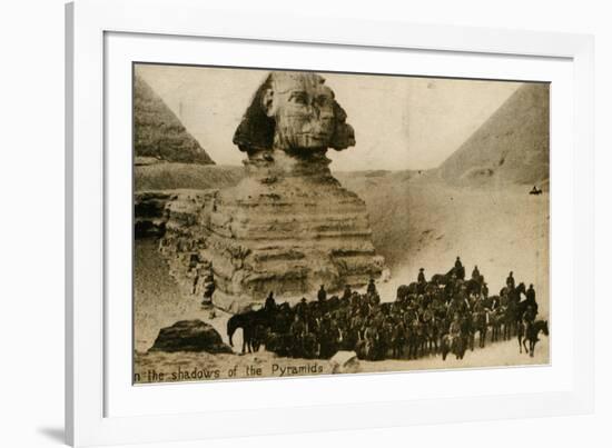 Sphinx and Pyramids, Giza, Egypt-null-Framed Photographic Print