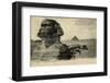 Sphinx and Pyramids, Giza, Egypt-null-Framed Photographic Print