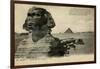 Sphinx and Pyramids, Giza, Egypt-null-Framed Photographic Print