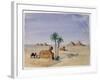 Sphinx and Pyramids, Giza II, 1820-1876-George Sand-Framed Giclee Print