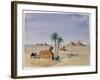 Sphinx and Pyramids, Giza II, 1820-1876-George Sand-Framed Giclee Print