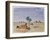 Sphinx and Pyramids, Giza II, 1820-1876-George Sand-Framed Giclee Print