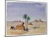 Sphinx and Pyramids, Giza II, 1820-1876-George Sand-Mounted Giclee Print