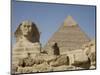 Sphinx and the Pyramid of Cheops, Giza, UNESCO World Heritage Site, Near Cairo, Egypt-Olivieri Oliviero-Mounted Photographic Print