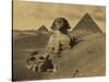 Sphinx and the Pyramids, 19th Century-Science Source-Stretched Canvas