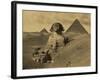 Sphinx and the Pyramids, 19th Century-Science Source-Framed Giclee Print