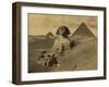 Sphinx and the Pyramids, 19th Century-Science Source-Framed Giclee Print