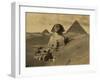 Sphinx and the Pyramids, 19th Century-Science Source-Framed Giclee Print