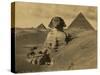 Sphinx and the Pyramids, 19th Century-Science Source-Stretched Canvas