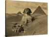 Sphinx and the Pyramids, 19th Century-Science Source-Stretched Canvas