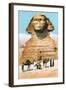 Sphinx, Camels Bedouin-null-Framed Art Print