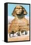 Sphinx, Camels Bedouin-null-Framed Stretched Canvas