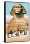 Sphinx, Camels Bedouin-null-Framed Stretched Canvas