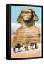 Sphinx, Camels Bedouin-null-Framed Stretched Canvas