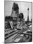 Sphinx Damaged by a German Bomb Dropped on the Embankment, 4th September 1917-null-Mounted Giclee Print