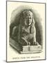 Sphinx from the Serapeum-null-Mounted Giclee Print