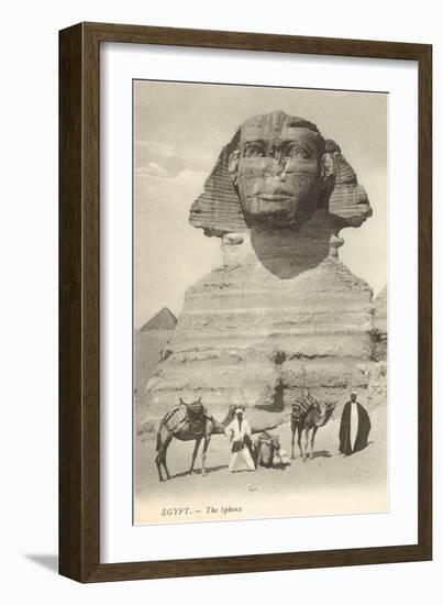 Sphinx, Giza, Egypt-null-Framed Art Print