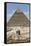 Sphinx in Foreground and Pyramid of Chephren, the Giza Pyramids, Giza, Egypt, North Africa, Africa-Richard Maschmeyer-Framed Stretched Canvas