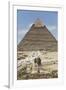 Sphinx in Foreground and Pyramid of Chephren, the Giza Pyramids, Giza, Egypt, North Africa, Africa-Richard Maschmeyer-Framed Photographic Print