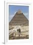 Sphinx in Foreground and Pyramid of Chephren, the Giza Pyramids, Giza, Egypt, North Africa, Africa-Richard Maschmeyer-Framed Photographic Print