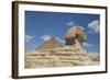 Sphinx in Foreground, and the Great Pyramid of Cheops, the Giza Pyramids-Richard Maschmeyer-Framed Photographic Print