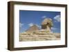 Sphinx in Foreground, and the Great Pyramid of Cheops, the Giza Pyramids-Richard Maschmeyer-Framed Photographic Print