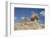 Sphinx in Foreground, and the Great Pyramid of Cheops, the Giza Pyramids-Richard Maschmeyer-Framed Photographic Print