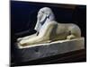 Sphinx of Queen Hatshepsut, Limestone Statue, from Deir El-Bahri-null-Mounted Giclee Print