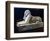 Sphinx of Queen Hatshepsut, Limestone Statue, from Deir El-Bahri-null-Framed Giclee Print