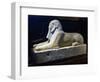 Sphinx of Queen Hatshepsut, Limestone Statue, from Deir El-Bahri-null-Framed Giclee Print