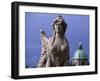 Sphinx Statue, Castle Gardens of Belvedere Palace, Vienna, Austria-null-Framed Giclee Print