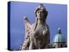 Sphinx Statue, Castle Gardens of Belvedere Palace, Vienna, Austria-null-Stretched Canvas