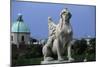 Sphinx, Statue in Belvedere Palace, Vienna, Austria-null-Mounted Giclee Print