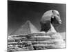 Sphinz and Cheops Pyramid at Giza, Egypt-null-Mounted Photo