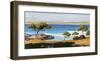 Spiaggia del Mediterraneo-Adriano Galasso-Framed Art Print