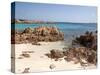 Spiaggia Rosa (Pink Beach) on Island of Budelli, La Maddalena Nat'l Park, Sardinia, Italy-Oliviero Olivieri-Stretched Canvas